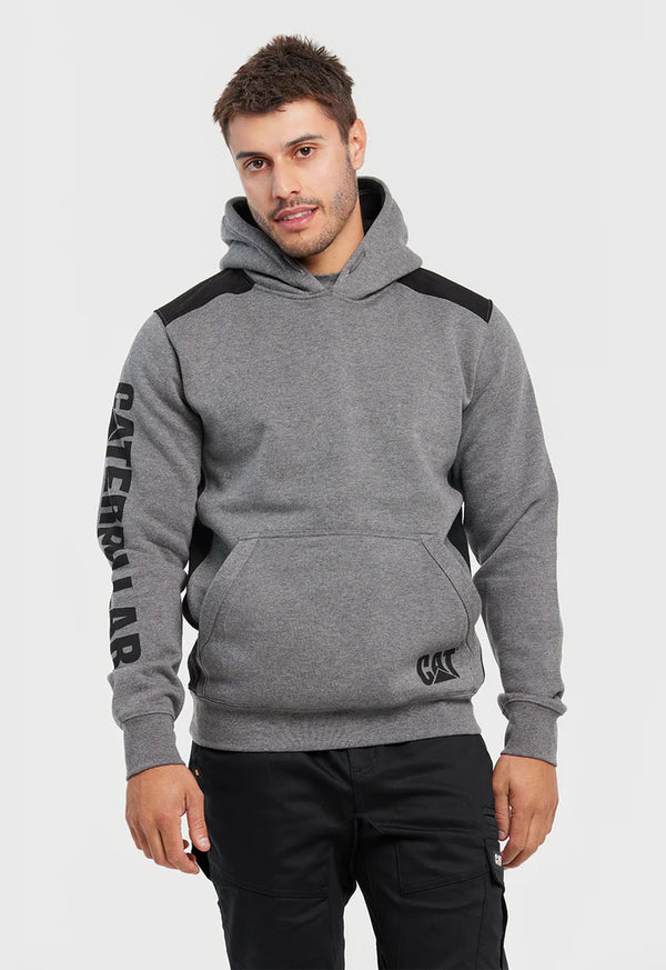 Logo Panel Hooded Sweatshirt - 1910802