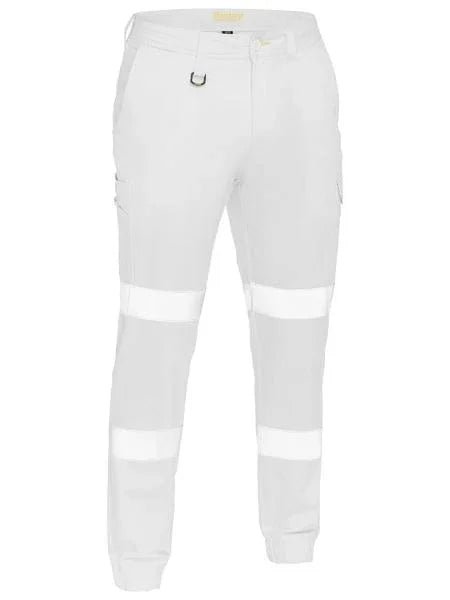 Bisley Taped Biomotion Stretch Cotton Drill Cargo Cuffed Pants