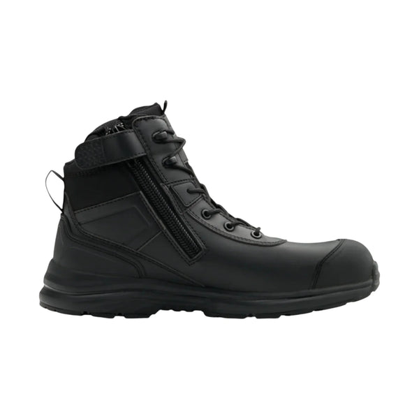Blundstone Unisex Zip Up Safety Boots - Black
