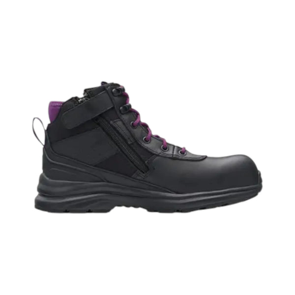 887 Women'S Black Water Resistant Leather Anti-Static Safety Hiker