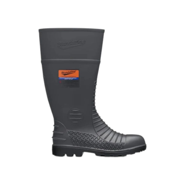 024 Grey Waterproof Safety Gumboot With Penetration Resistant Steel Midsole