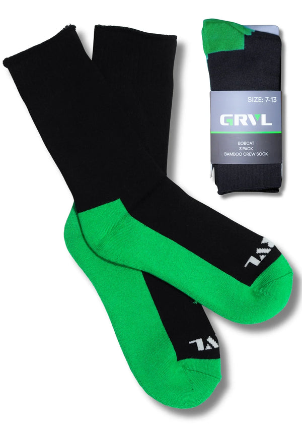 GRVL Bobcat Socks - 3 Pack