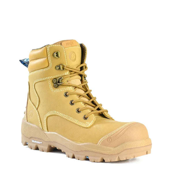 Bata Industrials 804-88009 Longreach SC Ultra 6" Lace Up Safety Boot (Bump Cap) Wheat