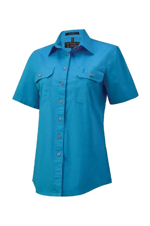 Women's Pilbara Open Front S/S Shirt