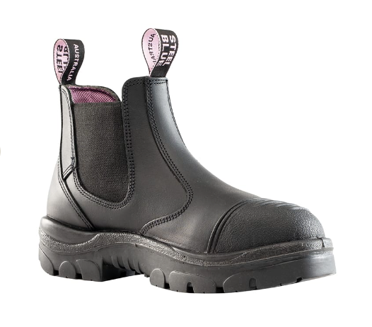 Ladies black 2025 work boots