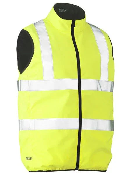 Bisley Taped Hi Vis Reversible Puffer Vest