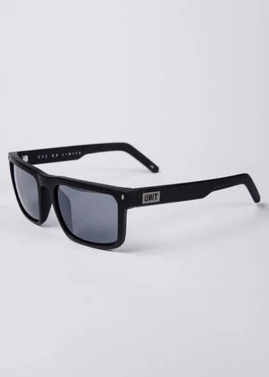 UNIT Primer Sunglasses - Matte Black Grey Polarised