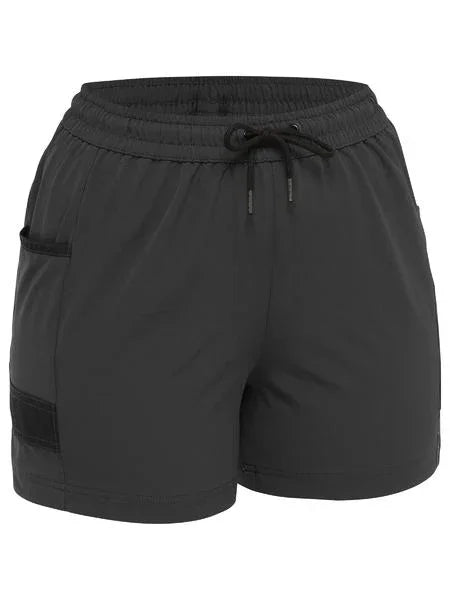 BISLEY WOMEN'S FLX & MOVE 4-WAY STRETCH ELASTIC WAIST SHORT