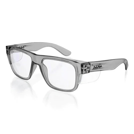 SafeStyle Fusions Graphite Frame Clear Lens