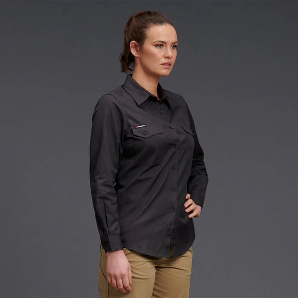 King Gee Women's Workcool 2 Shirt Long Sleeve