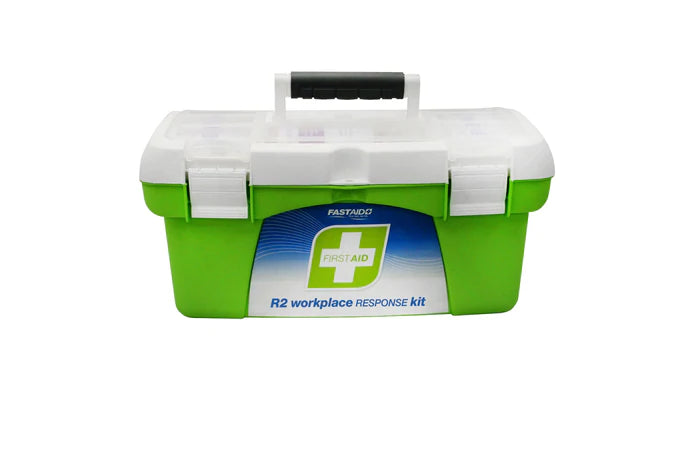 Fast Aid R2 Workplace Response First Aid Kit, Tackle Box